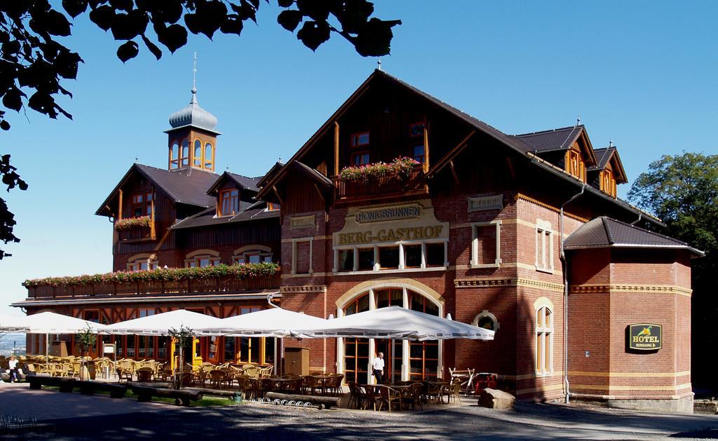 Berg-Gasthof Honigbrunnen Löbau Exteriör bild